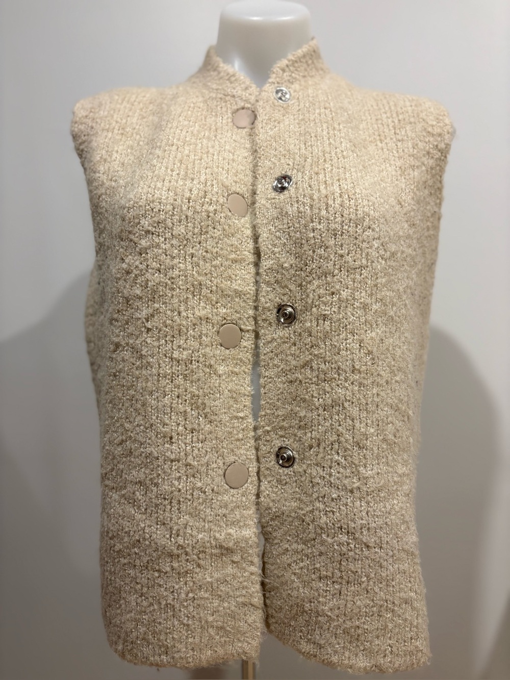 Marks and Spencer’s UK-Cozy Cappuccino Vest